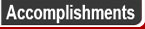 Accomplishments